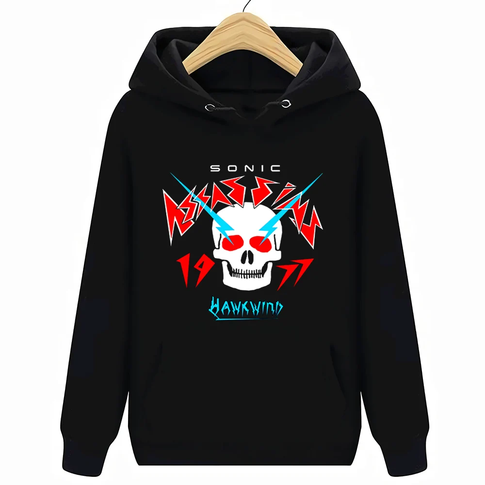 Hawkwind Соник ассасин мужские S 3XL толстовки|Мужские толстовки и свитшоты| |