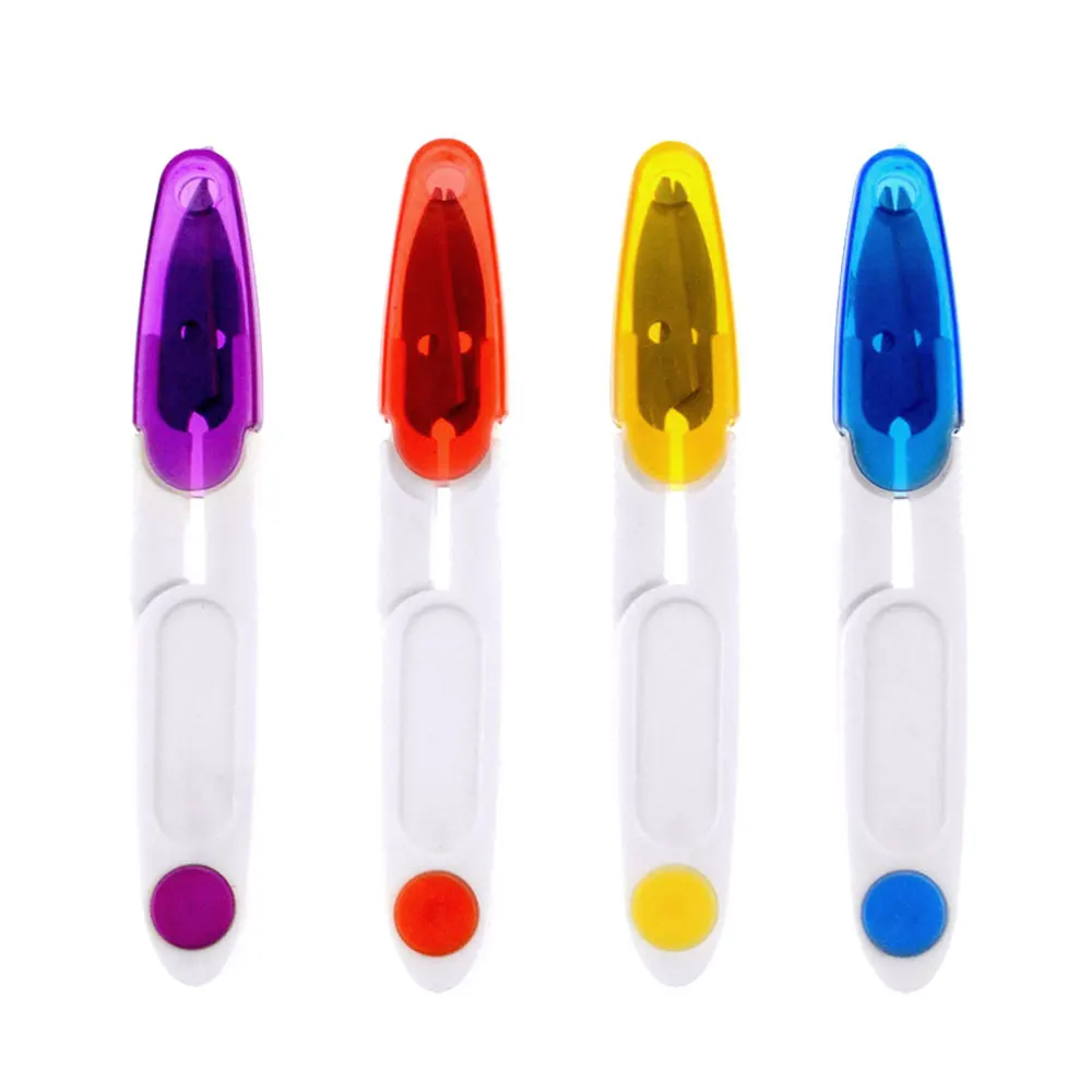 1 шт. красочные новые пластиковые ручки для шитья ножницы инструмент рукоделия |