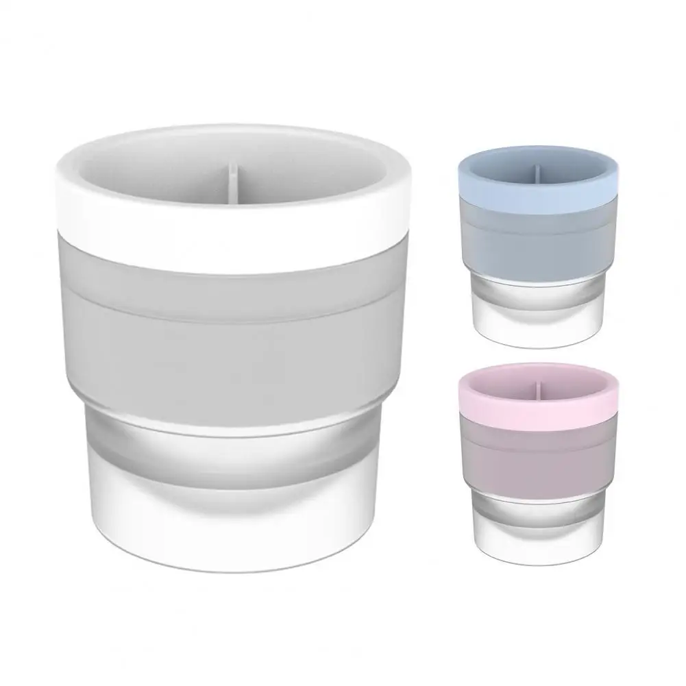 

Ice Maker Spherical Smell-less Silicone Whiskey Ice Balls Mold for Family