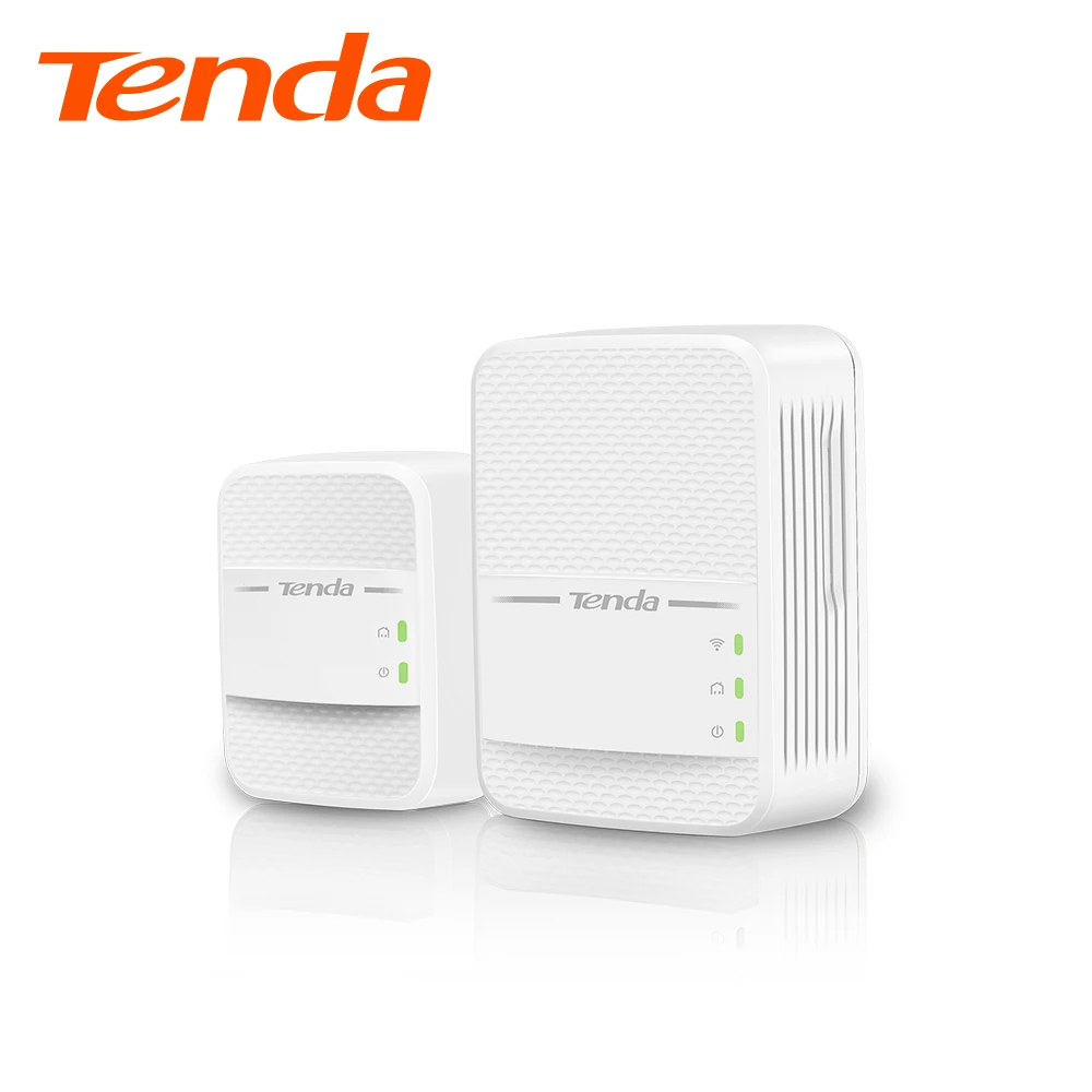 Сетевой адаптер Tenda PH10 Gigabit AV 1000AC Powerline AV1000 Ethernet PLC Адаптер высокая совместимость с