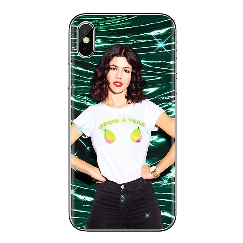 Beauty Girl Marina The Diamonds For Samsung Galaxy S3 S4 S5 Mini S6 S7 Edge S8 S9 S10 Plus Note 3 4 5 8 9 Transparent TPU Covers |