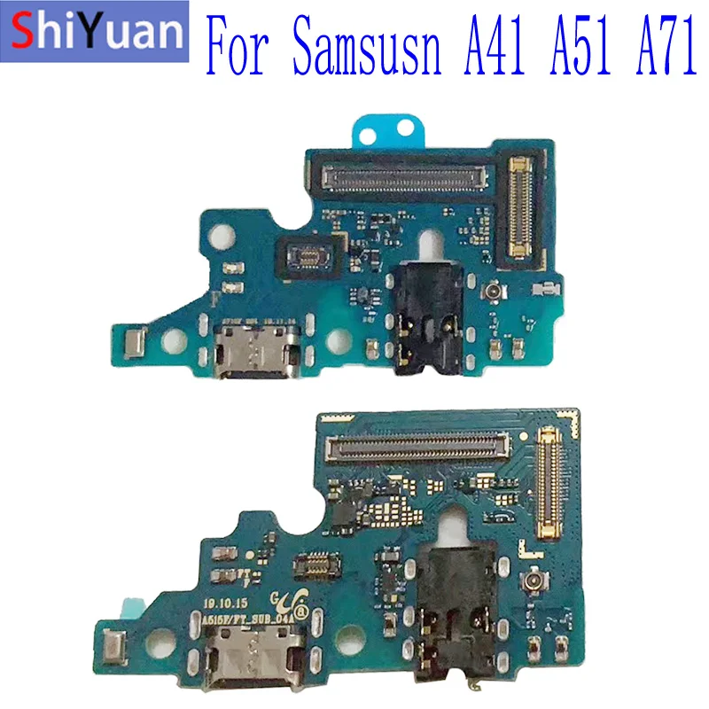 Оригинальный гибкий разъем USB для зарядки Samsung Galaxy A41 A51 A71 A415 A515 A715 A715F зарядная док