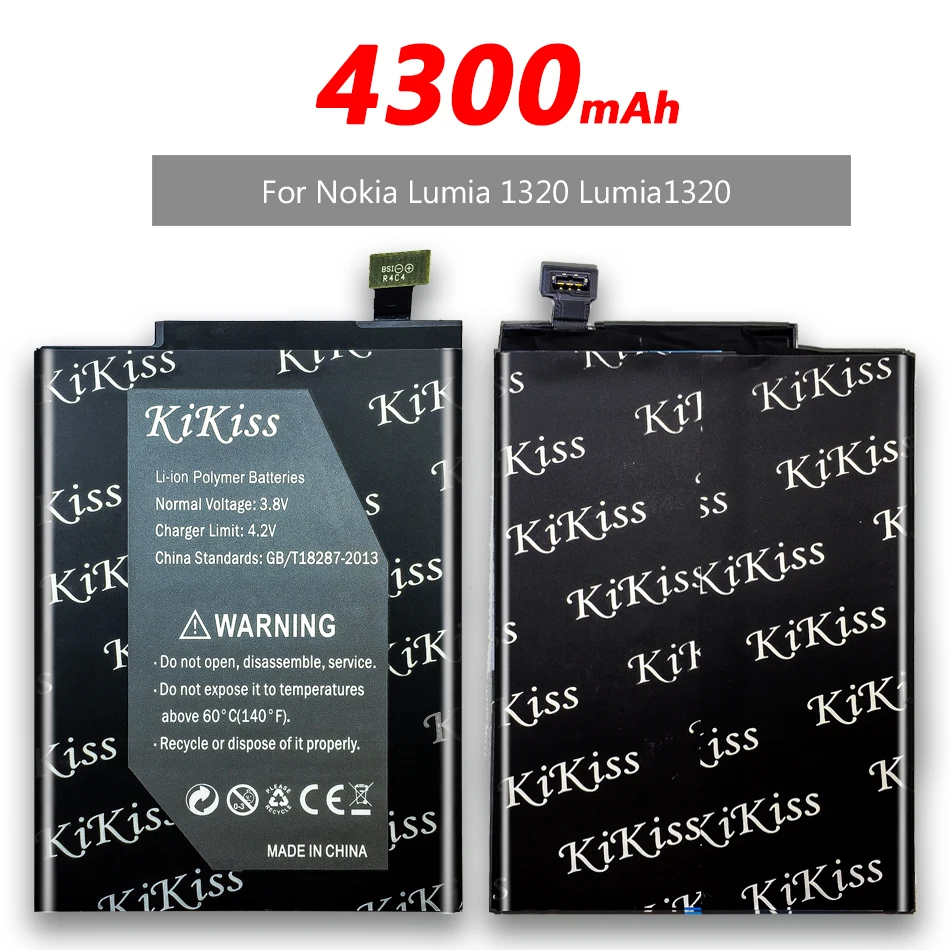 KiKiss BL-4YW BV-T4D BP-4GW Батарея для microsoft Nokia Lumia 950 925 922 920 940 1320 1520 акумуляторная батарея BV-4BW BV-4BWA