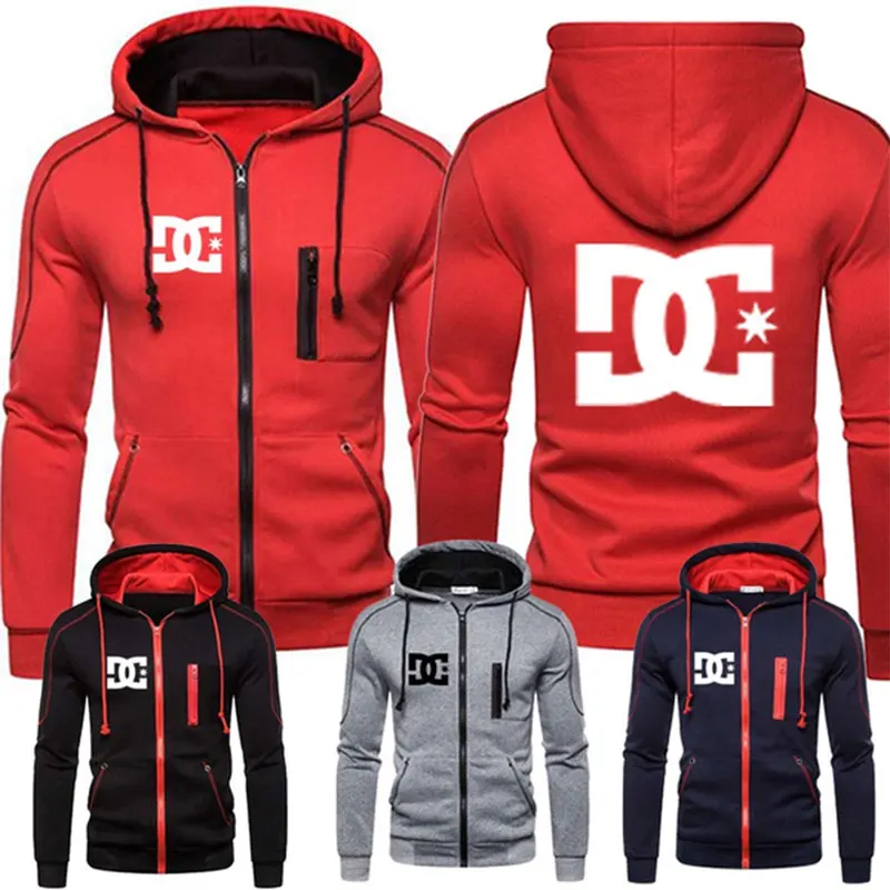 

Mens Fashion Zipper Hoodie Sweater Coat Casual Sports Jacket Zipper Coat
