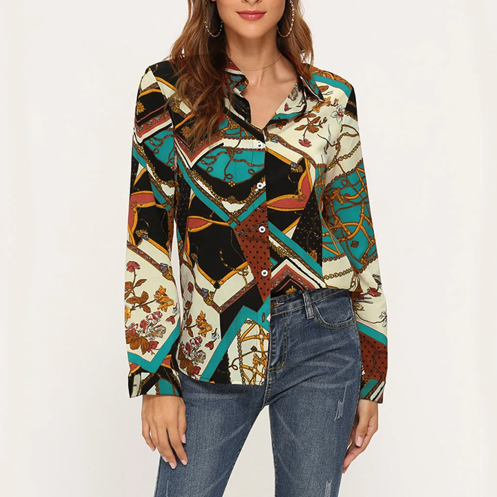 Женские топы блузки 2019 осенняя элегантная шифоновая блуза с длинными рукавами и