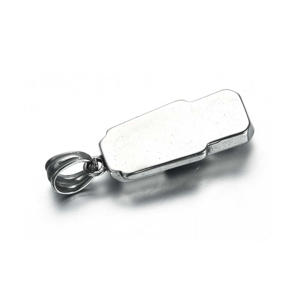 Ожерелье из нержавеющей стали с изображением пасхального острова