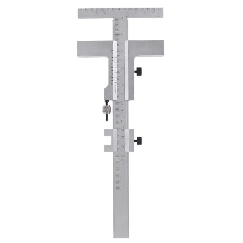 

0-160mm Vernier Caliper Steel DIN862 Measuring Guage Marking Vernier Caliper Scraper Bridge Tool 0.05mm Adjust with Stor