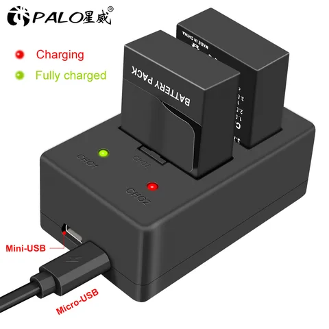 Аккумулятор PALO AHDBT-301 для GoPro Hero3 Hero3 AHDBT-301 Go Pro Hero 3, аккумулятор + USB LCD, двойное зарядное устройство, аксессуары для камеры Antion