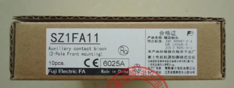 

Японские контакторы Fuji, Вспомогательные контакты Fuji SZ1FA11