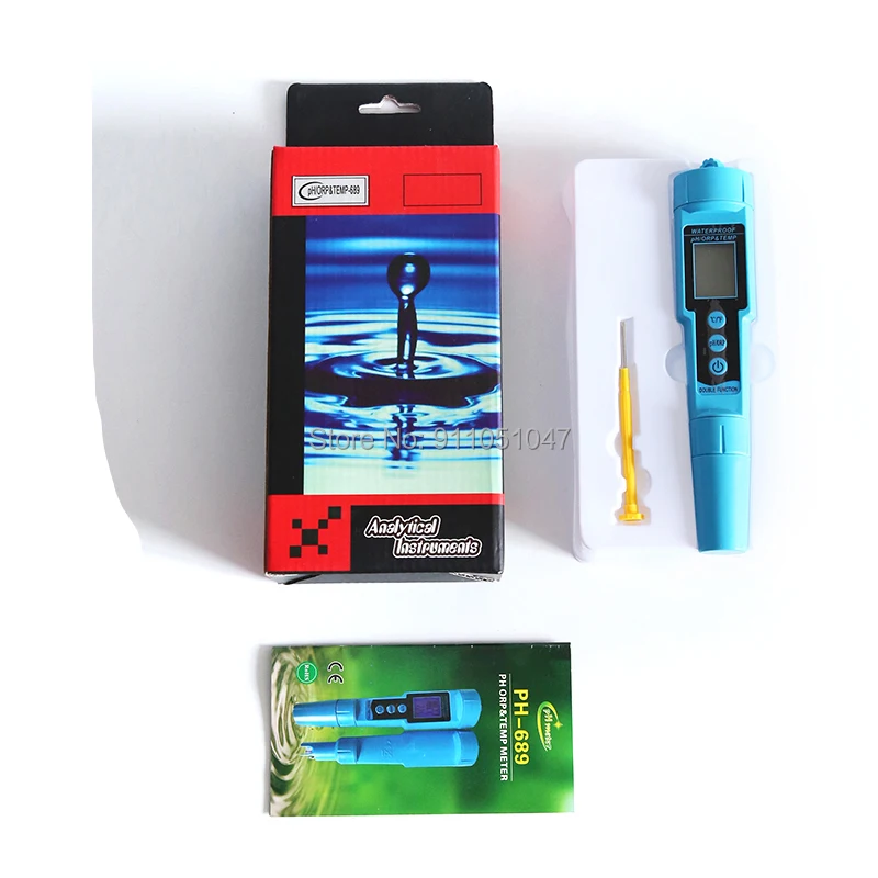 Цифровой 3 в 1 PH ORP Температура метр ручка Тип ОВП анализатор бассейн Аквариум пить