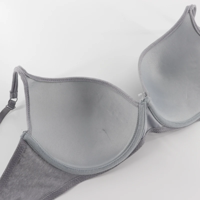 Бюстгальтеры Beauwear однотонный хлопковый бюстгальтер пуш ап чашка C D плюс размер 40