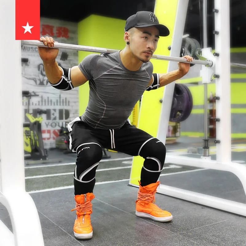 Flyspo 1 пара профессиональный защитный наколенник для спорта дышащая повязка