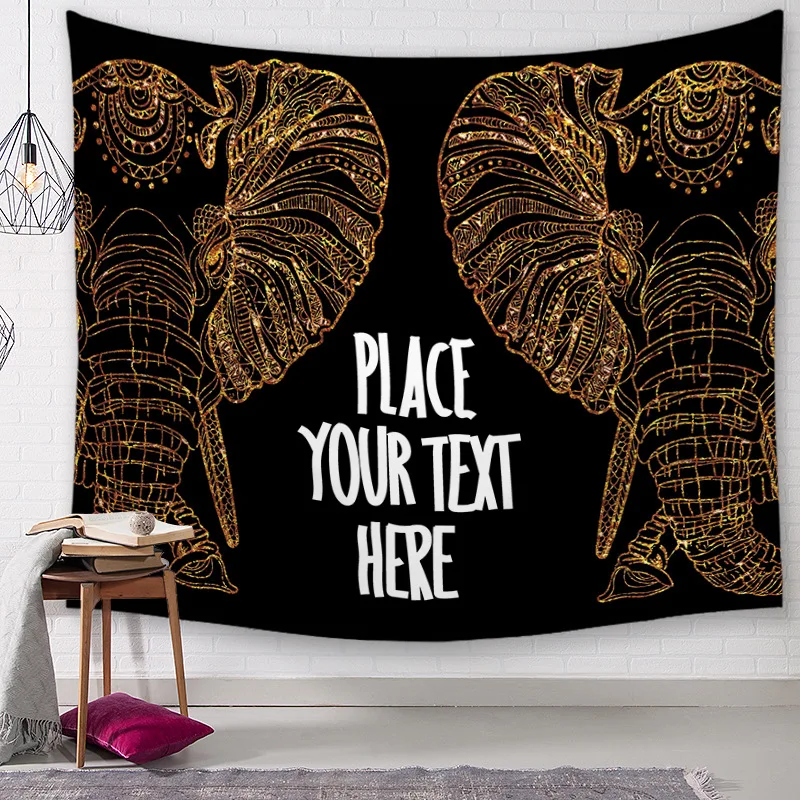 

tenture mandala elephant tapestry bedroom decor wall hanging indian wall sheet
