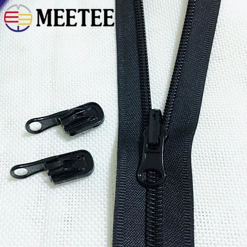 10/20 шт двухсторонняя молния Слайдеры для 5 # нейлоновая спортивная куртка карман