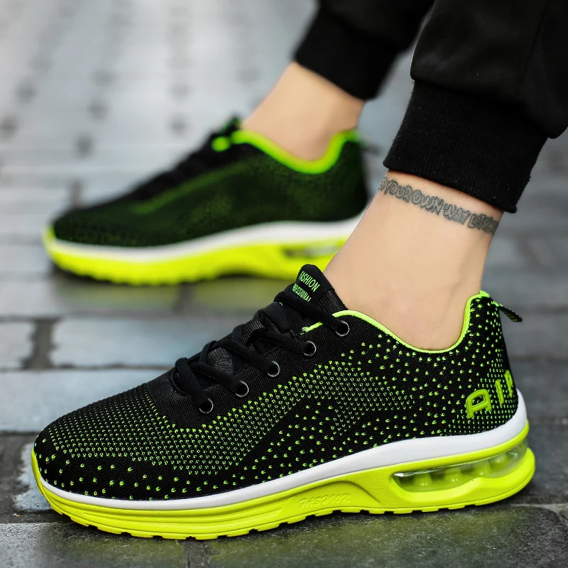 

Men Sport Tennis Shoes Large size Ladies Trainers Air Cushion Outdoor Sport Men Mesh Breathable Shoes Original Couples Sneakers