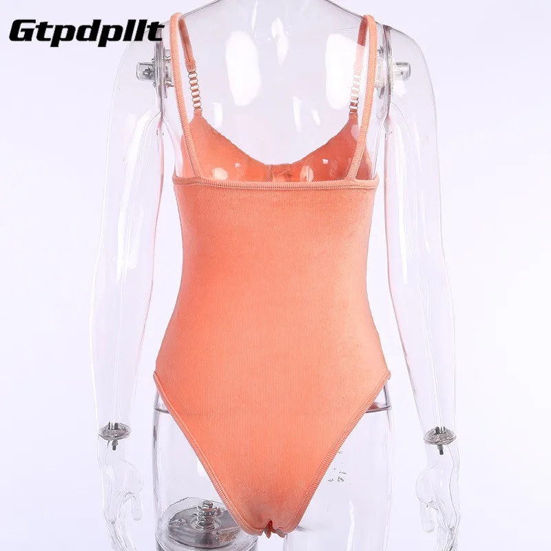 

Gtpdpllt Sexy Summer Bodysuit Chain straps Women Backless Black body feminino Overalls Party Rompers Jumpsuit combinaison