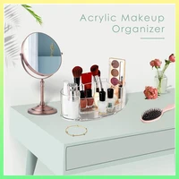 acrylic transparent makeup organizer divided vanity organizer the space saving great gift durable vanity countertops bathrooms