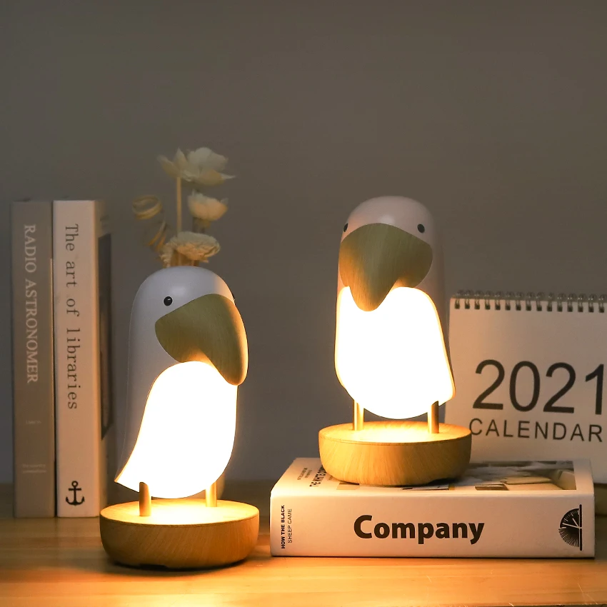 

СВЕТОДИОДНЫЙ ночник в виде птицы Toucan, современный скандинавский Настольный светильник с USB, домашняя лампа, комнатный светильник, декор для ...