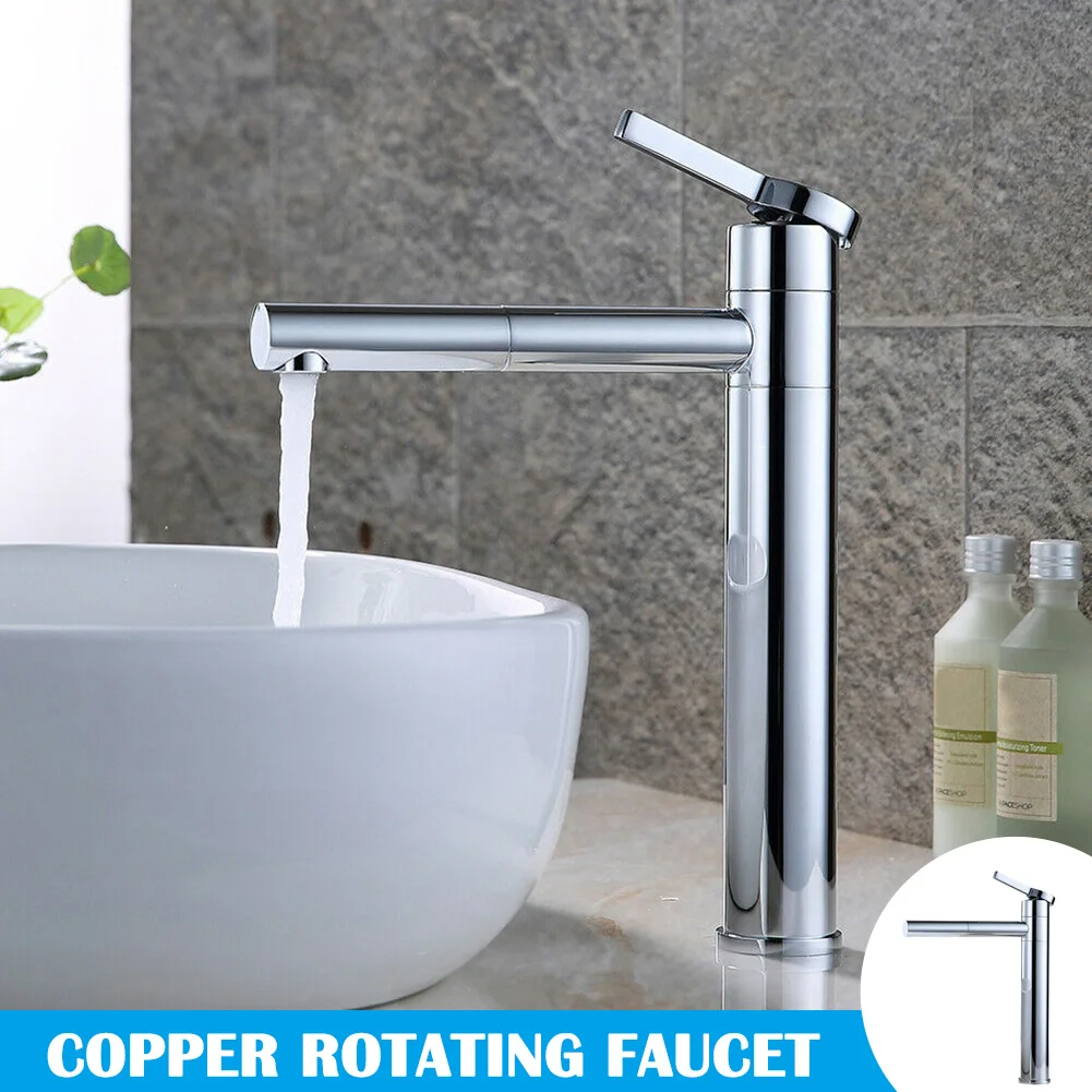 

Bathroom Basin Sink Tall Faucet Hot Cold Water Mixer Tap Sink Faucets DC120
