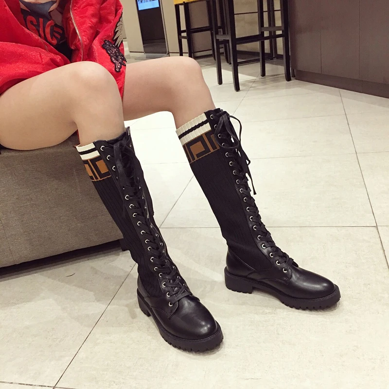 Wellwalk/Брендовые ботильоны Martens женские высокие ботиночки на шнуровке обувь