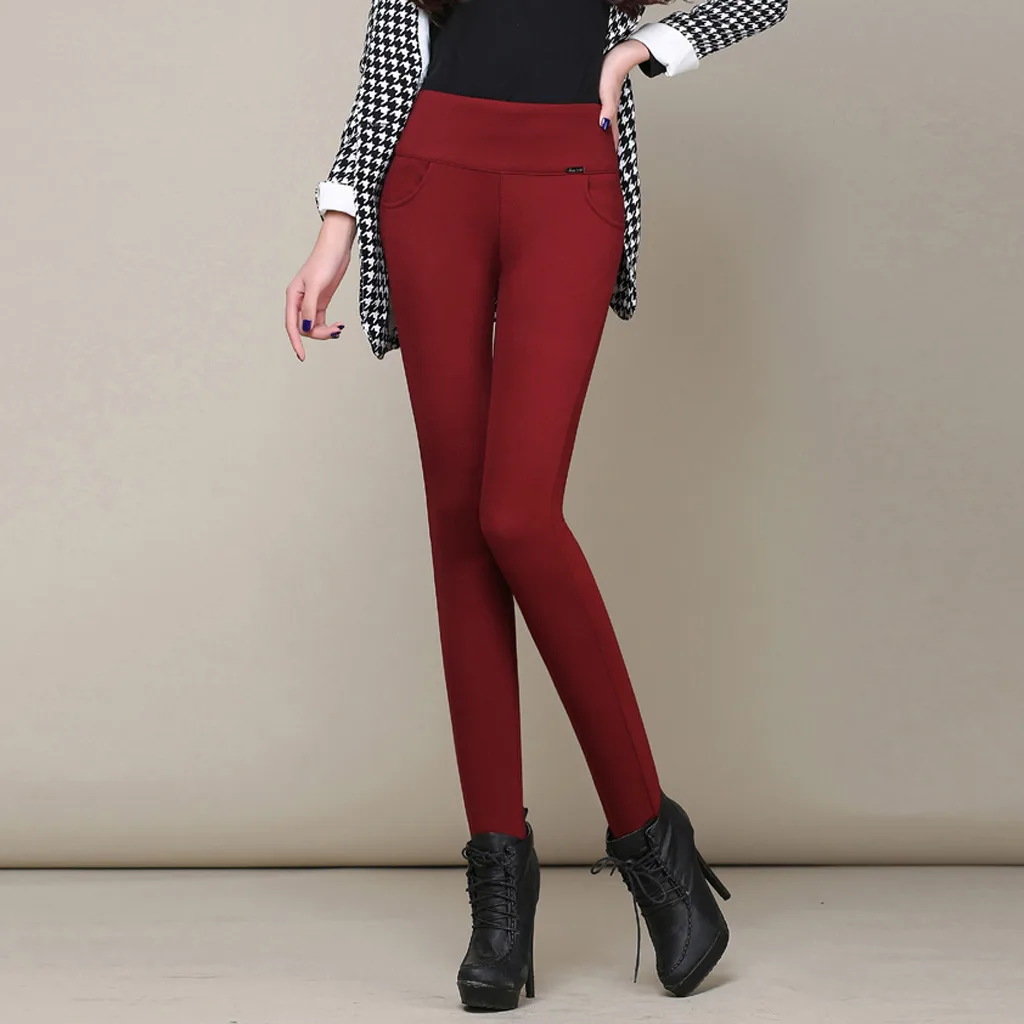 Женские зимние леггинсы размера плюс джинсовые шорты с завышенной талией