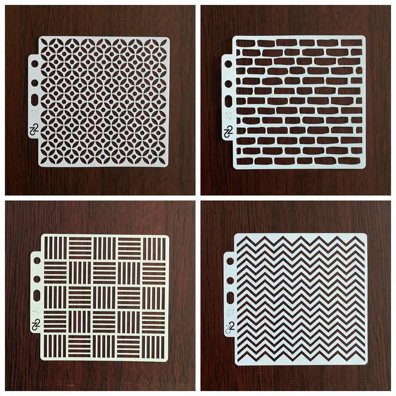 

Art Wall New Layering Hollow Stencils Stamping Scrapbooking Embossing Wall Painting Pre-drawing Ruler Masking Spray Template