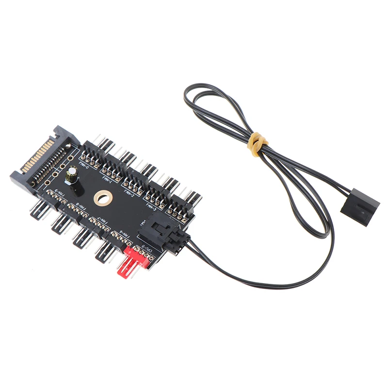 12 В 10 каналов 4-контактный вентилятор-концентратор регулятор скорости процессора