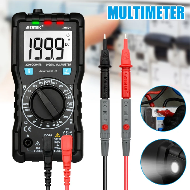 Цифровой мини-мультиметр DM91A J99Store тестовый инструмент автоматическое отключение