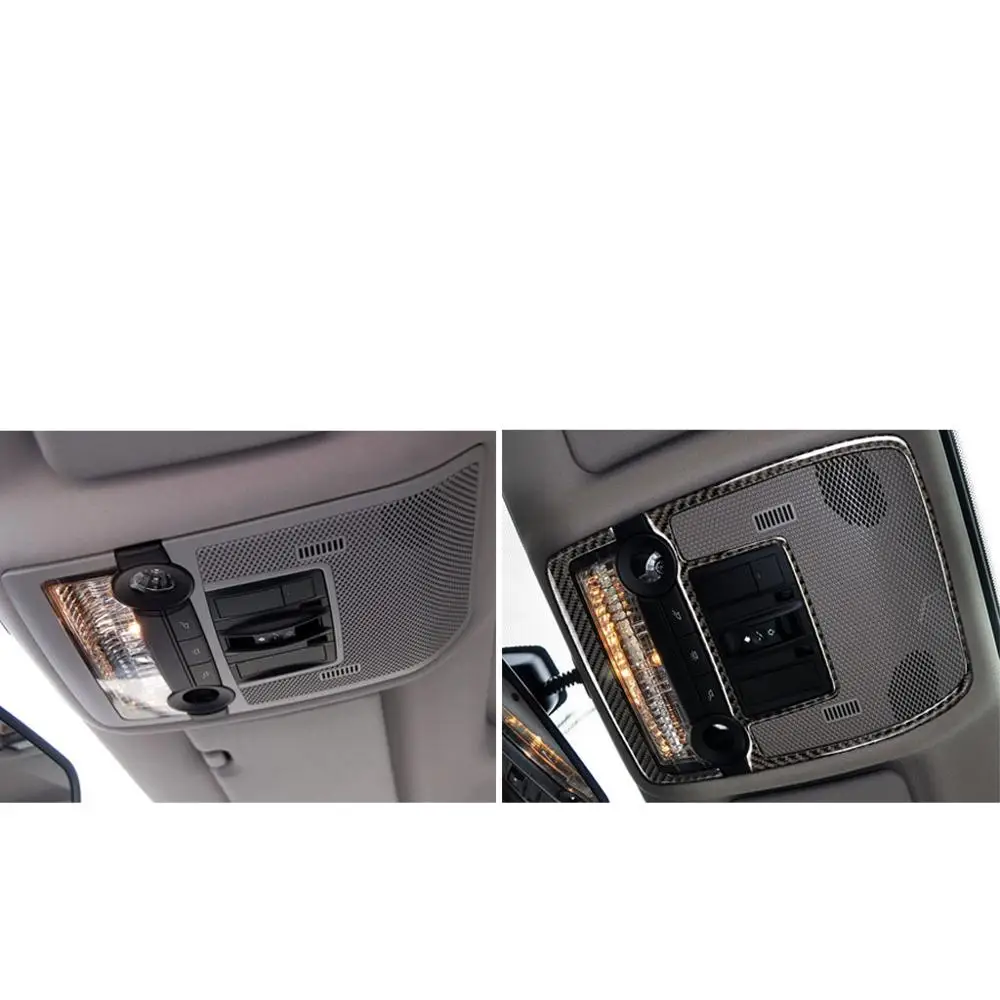 Для BMW X5 E70 X6 E71 2008 2013 углеродного волокна Накладные акцент световая панель для
