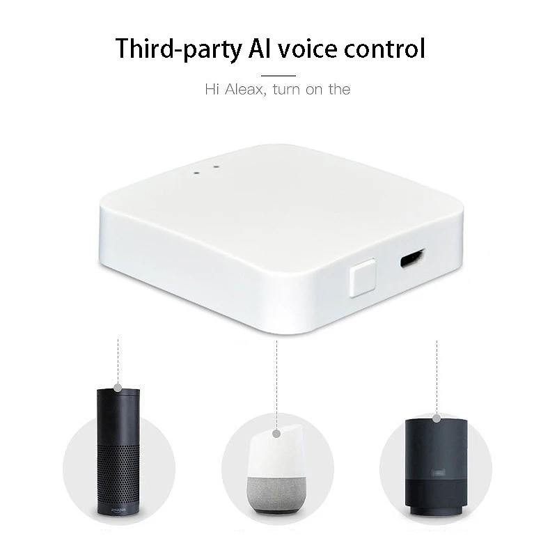 JABS Cateye Wireless Smart Tuya ZigBee 3.0 Gateway Hub for Home Device Support Life APP | Электроника