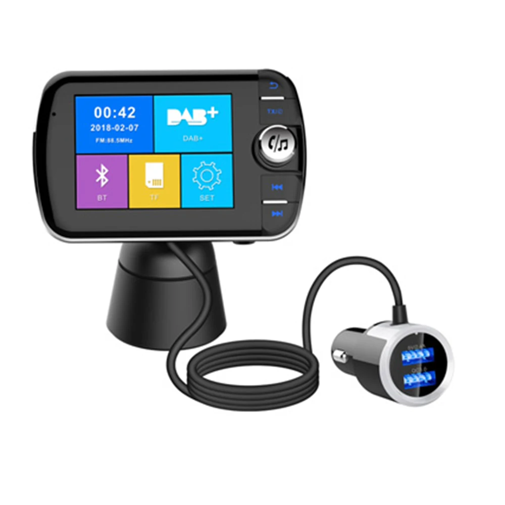 DAB004 Автомобильный Bluetooth музыкальный плеер DAB цифровое радио Смарт 4 2 mp3 fm