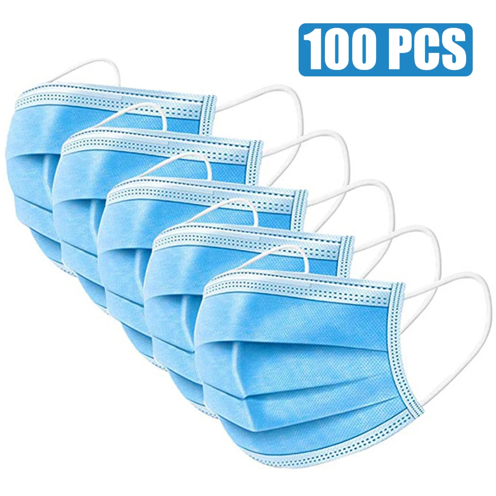 Mask 3 Layer Non-woven Protective Face Thickened Disposable Masks PM001 | Красота и здоровье