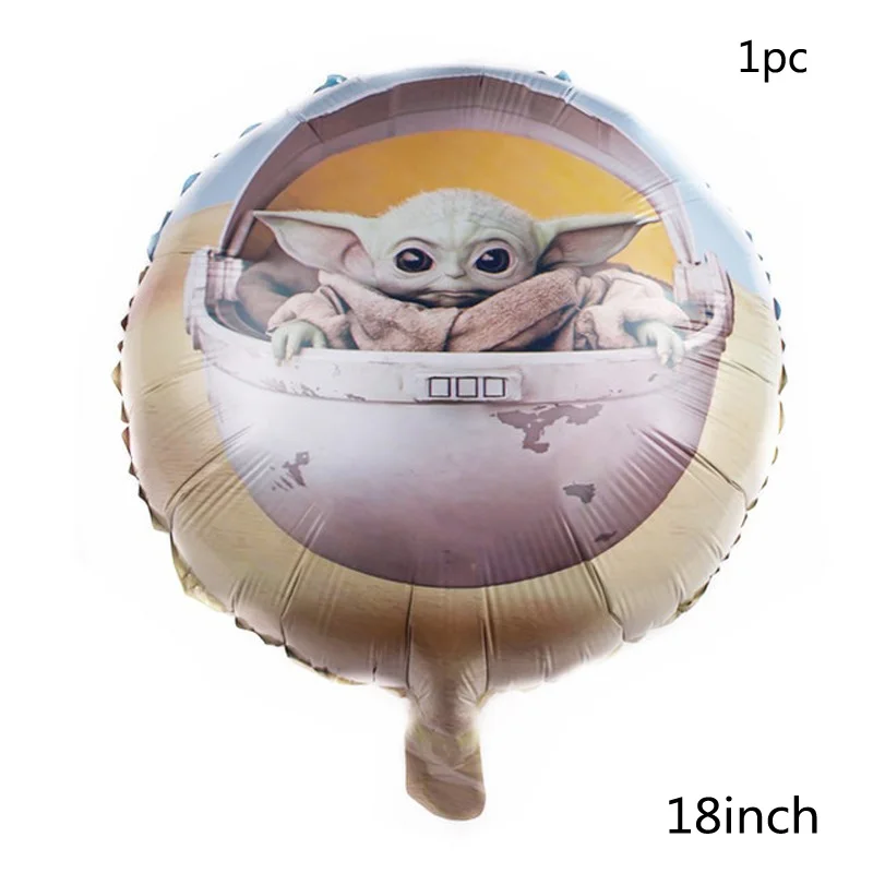 Фольгированные воздушные шары Yodaed украшение для фильма зеленое черное Звездное