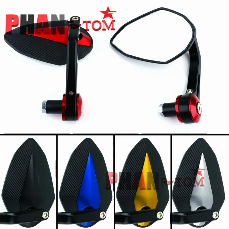 2шт универсальные 7/8 &quotкруглое зеркало заднего вида мотоцикла скутеры боковое