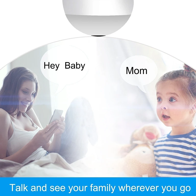 Wifi панорамная камера домашняя беспроводная безопасности ИК ночного видения Vedio