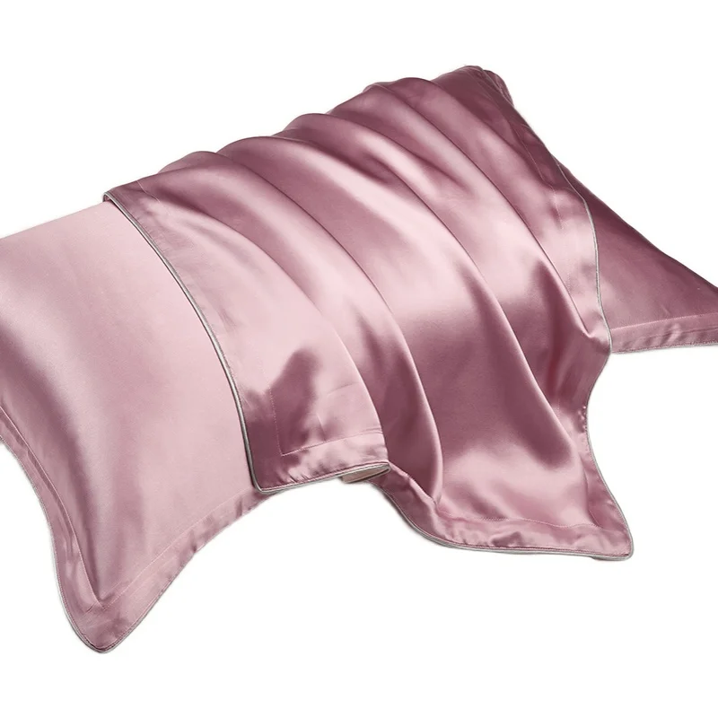 

2021 new soft and comfortable silk pillowcase, a pair of mulberry silk beauty silk summer ice silk pillowcase