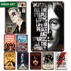 Металлический постер в винтажном стиле с изображением рок-музыки, жестяная вывеска, декоративная настенная табличка в стиле ретро, семейный Декор