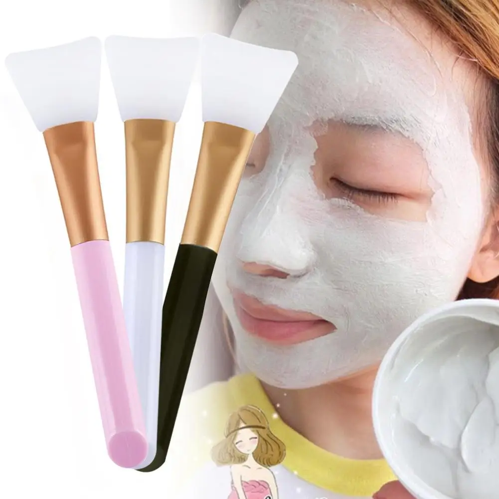 Новинка косметическая силиконовая Мягкая маска грязевая щетка аппликатор для