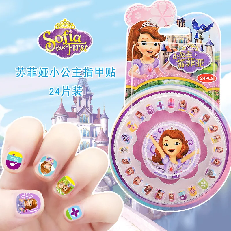 Disney Frozen 2 детский диск наклейки для ногтей маленькая девочка персональный