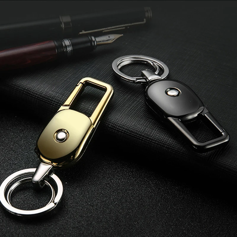 Car Styling Upscale Keychain for Alfa Romeo 155 156 Audi A3 A4 Dodge Challenger Ford Key Chain Led Light Keyring Pendant Gift | Автомобили
