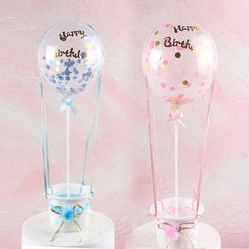 Лидер продаж украшения для торта на день рождения набор из корзины цветов и