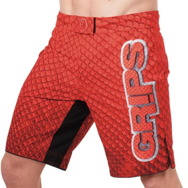 MMA Camouflage fitness ferocious Grips geometric boxing shorts Tiger Muay Thai mma shorts boxing clothing fight shorts sanda - Цвет: GR8