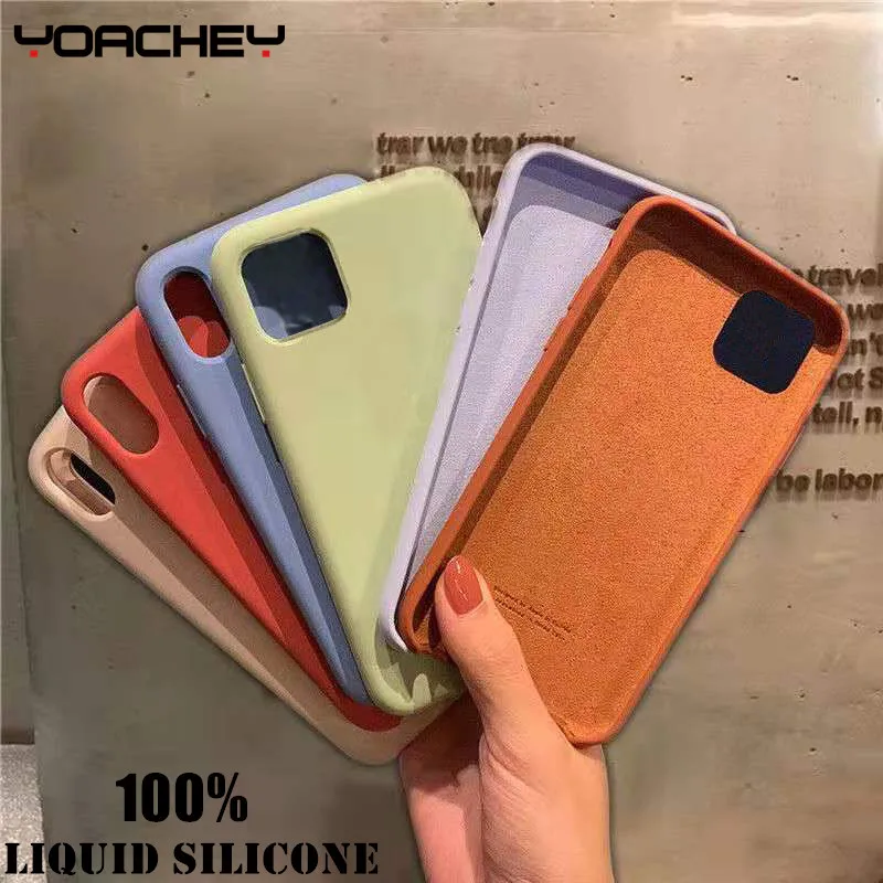Жидкий силиконовый чехол для телефона для iphone X XS 11 Pro MAX XR Официальный чехол s для iphone 7 8 6 6S Plus полный защитный чехол