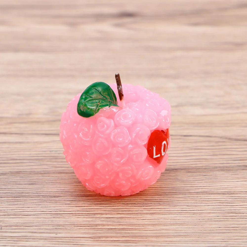 Ароматизированная Свеча в форме яблока рождественская свеча из парафина и