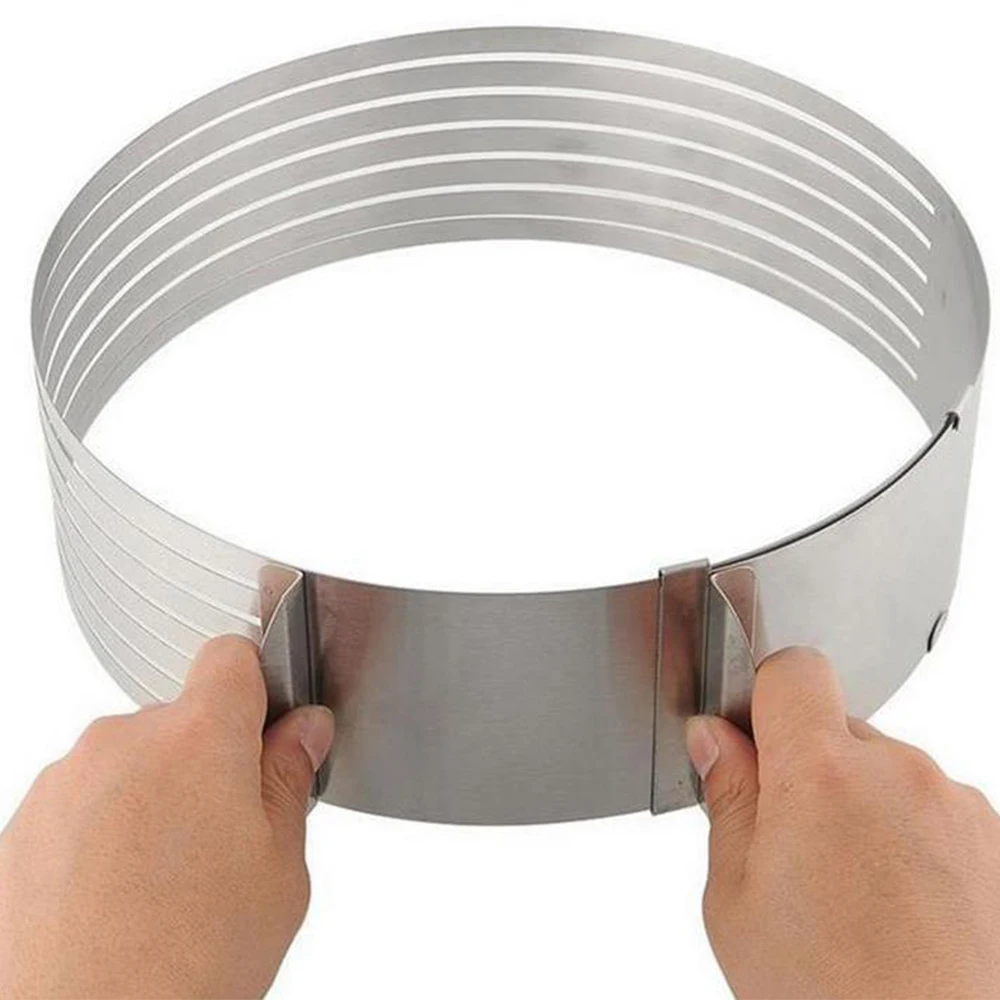 300E 1 шт. кухонный хлебный слой Круглый из нержавеющей стали многослойный режущий