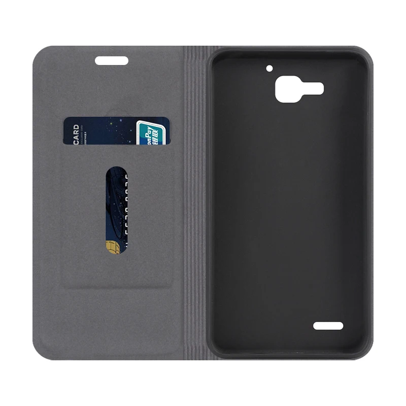 Чехол из искусственной кожи с текстурой древесины для телефона Huawei Honor 3X G750