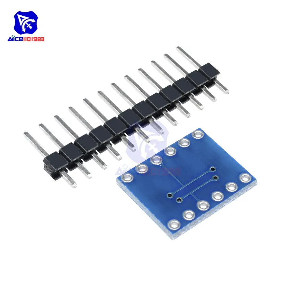2 канальный модуль преобразователя логического уровня IIC I2C diymore 5 шт./лот