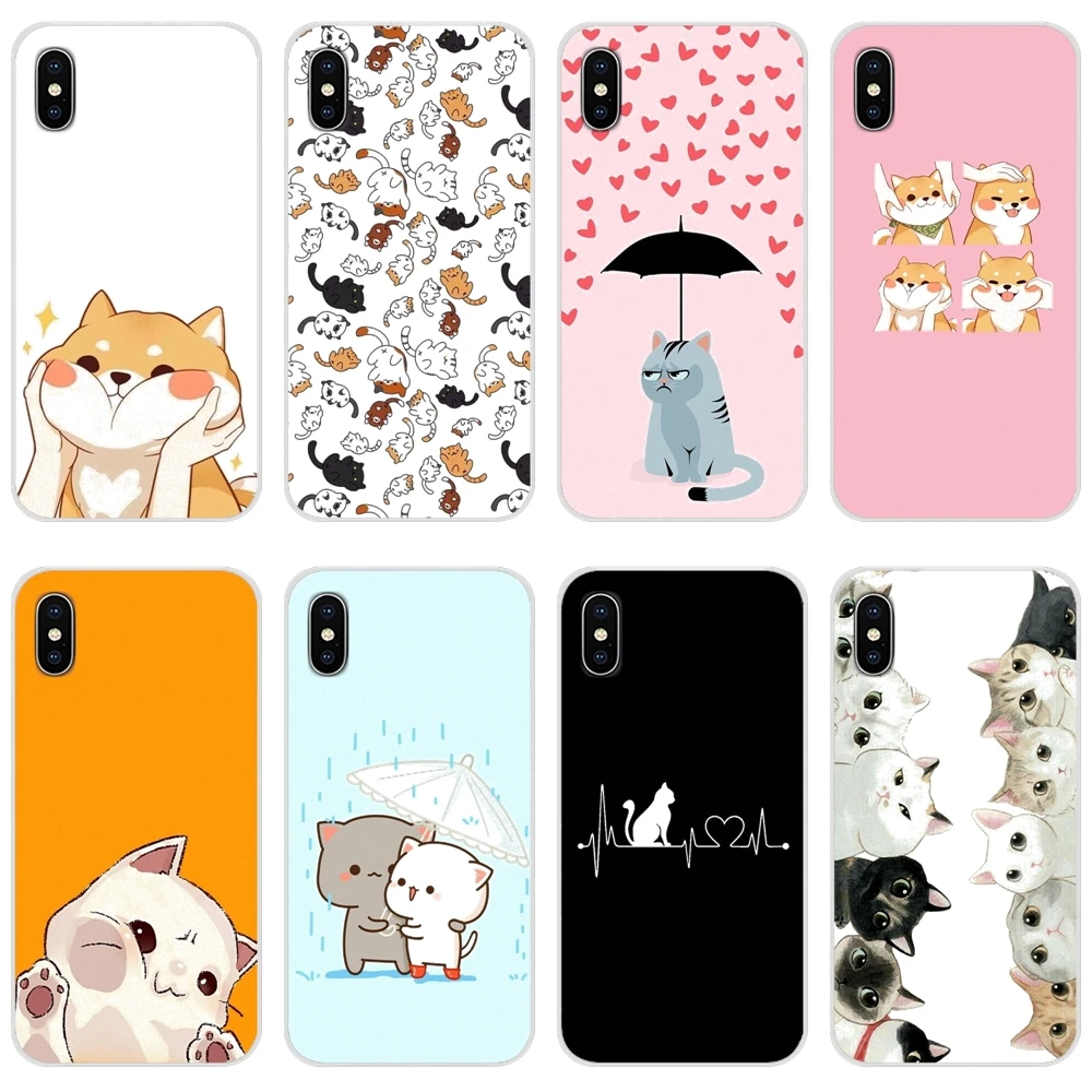 Аксессуары чехлы для телефонов милые кошки и животные Samsung Galaxy J1 J2 J3 J4 J5 J6 J7 J8 Plus 2018