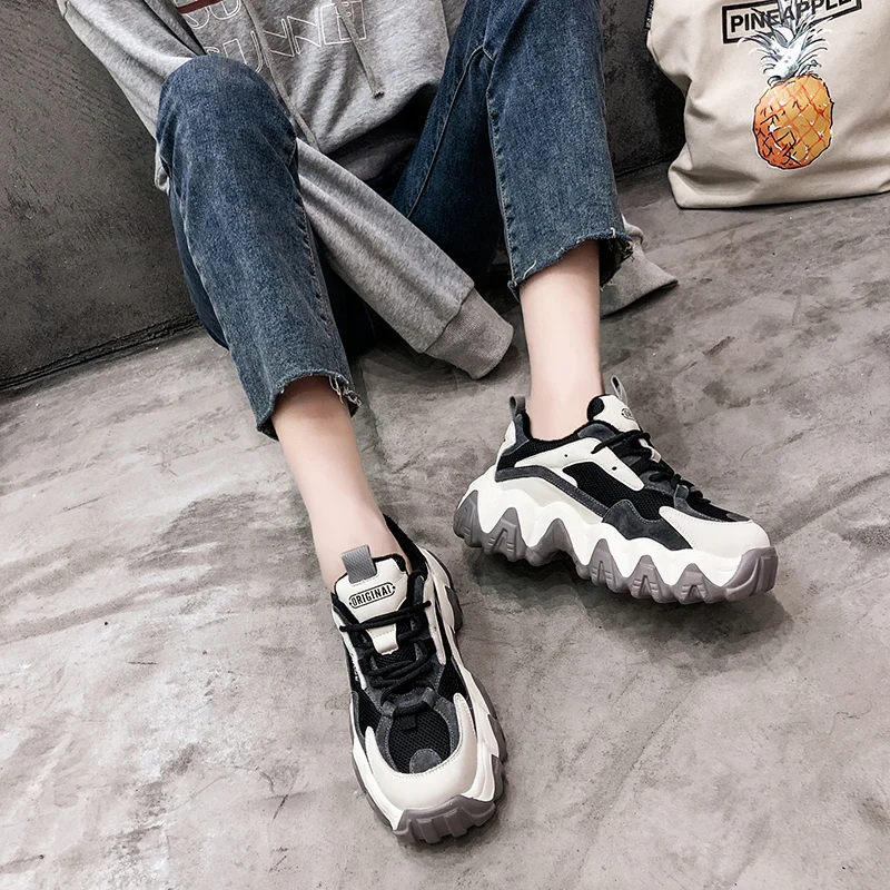 

Women Shoes 2020 Fashion Sneakers Women Casual Shoes Woman Chunky Sneakers Platform Dad Shoes Female Trainers Tenis Feminino