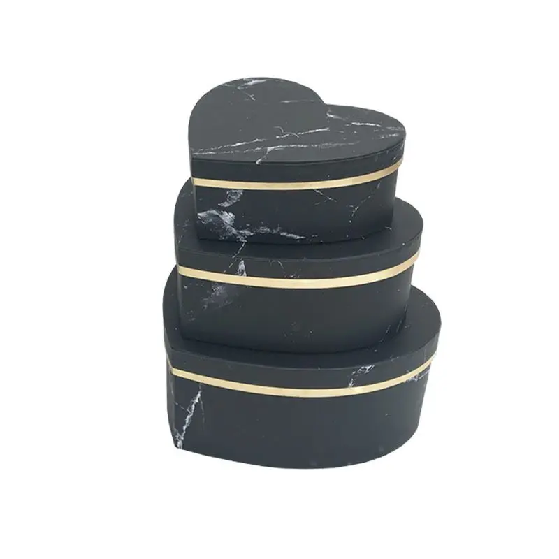 3 шт. Подарочная коробка для цветов в форме сердца европейском стиле|Подарочные